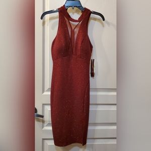 Red Glitter Dress Sz 3